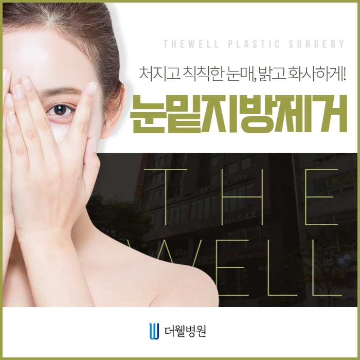더웰병원 눈밑 지방제거
